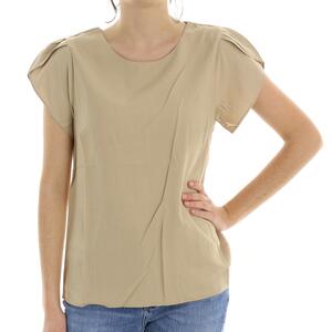 CAMICIA MANICHE SBUFFO BEIGE